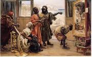 unknow artist Arab or Arabic people and life. Orientalism oil paintings 401 oil on canvas